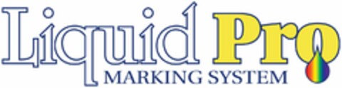 LIQUID PRO MARKING SYSTEM Logo (USPTO, 11.04.2017)