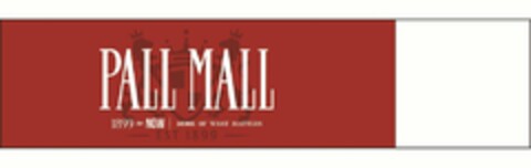 PALL MALL 1899 TO NOW MORE OF WHAT MATTERS EST 1899 Logo (USPTO, 27.07.2017)