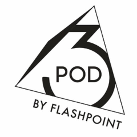 3POD BY FLASHPOINT Logo (USPTO, 08/22/2017)