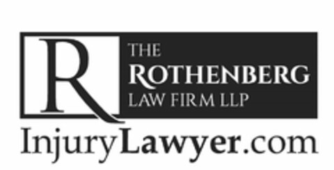 R THE ROTHENBERG LAW FIRM LLP INJURYLAWYER.COM Logo (USPTO, 03/29/2018)