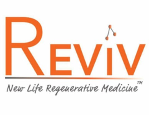 REVIV NEW LIFE REGENERATIVE MEDICINE Logo (USPTO, 31.07.2018)