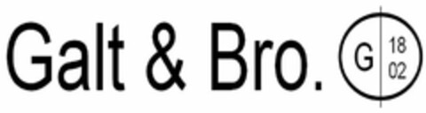 GALT & BRO. G 18 02 Logo (USPTO, 22.08.2018)