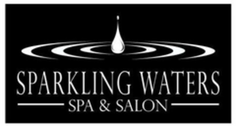 SPARKLING WATERS SPA & SALON Logo (USPTO, 10/22/2018)