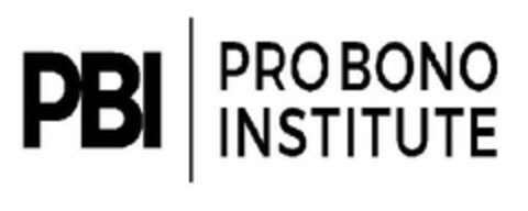 PBI PRO BONO INSTITUTE Logo (USPTO, 28.02.2019)