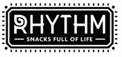 RHYTHM SNACKS FULL OF LIFE Logo (USPTO, 04/24/2019)