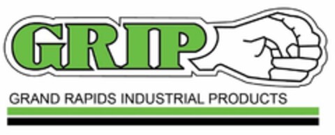 GRIP GRAND RAPIDS INDUSTRIAL PRODUCTS Logo (USPTO, 05/16/2019)