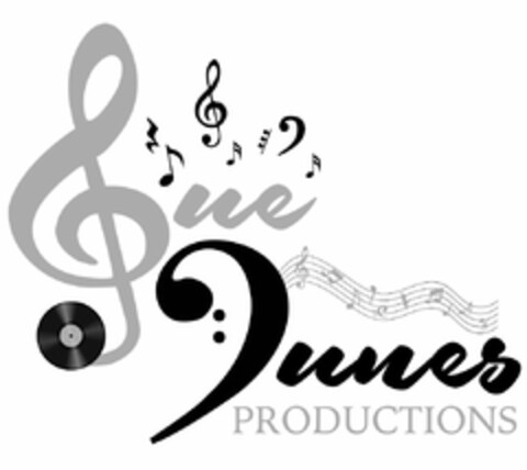 GUE TUNES PRODUCTIONS Logo (USPTO, 19.07.2019)