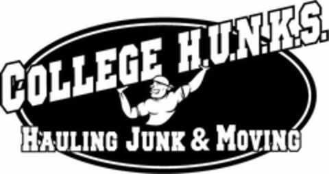 COLLEGE H.U.N.K.S. HAULING JUNK & MOVING Logo (USPTO, 20.08.2019)