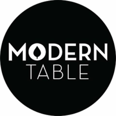 MODERN TABLE Logo (USPTO, 09/20/2019)