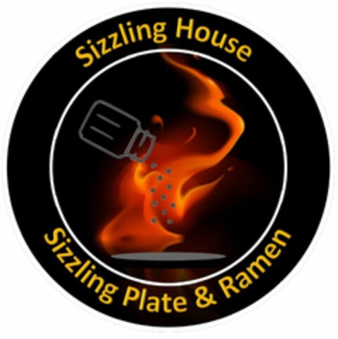 SIZZLING HOUSE SIZZLING PLATE & RAMEN Logo (USPTO, 01.10.2019)