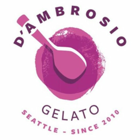 D'AMBROSIO GELATO SEATTLE - SINCE 2010 Logo (USPTO, 17.02.2020)