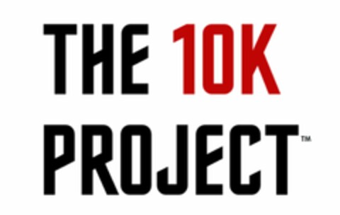 THE 10K PROJECT Logo (USPTO, 12.08.2020)