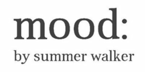 MOOD: BY SUMMER WALKER Logo (USPTO, 13.08.2020)
