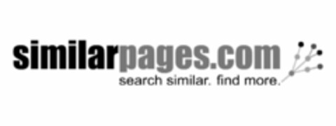 SIMILARPAGES.COM SEARCH SIMILAR. FIND MORE. Logo (USPTO, 29.12.2008)