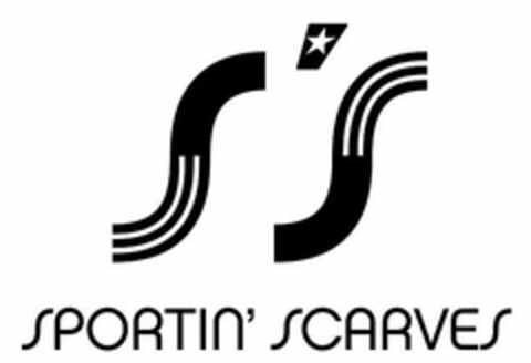 S S SPORTIN' SCARVES Logo (USPTO, 12/01/2009)