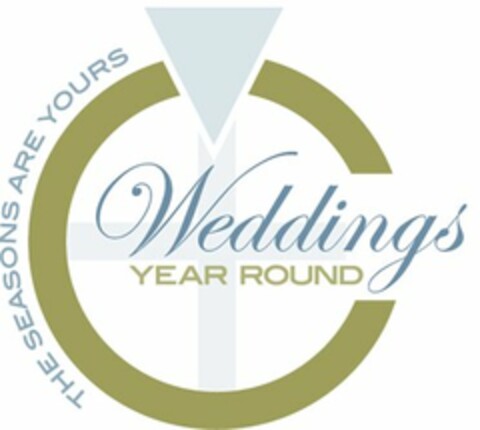 WEDDINGS YEAR ROUND THE SEASONS ARE YOURS Logo (USPTO, 09/24/2010)