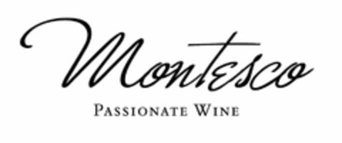 MONTESCO PASSIONATE WINE Logo (USPTO, 25.08.2011)