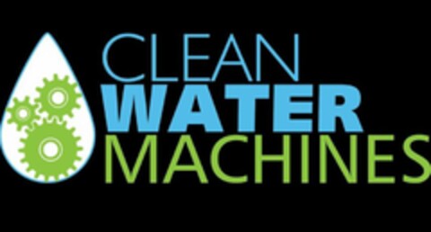 CLEAN WATER MACHINES Logo (USPTO, 13.01.2012)