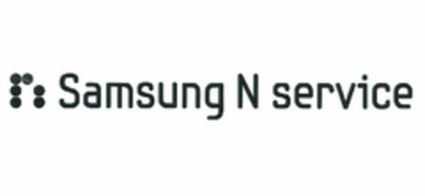 N SAMSUNG N SERVICE Logo (USPTO, 12.04.2012)