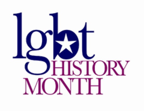 LGBT HISTORY MONTH Logo (USPTO, 04/19/2012)