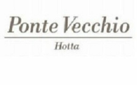 PONTE VECCHIO HOTTA Logo (USPTO, 31.05.2012)