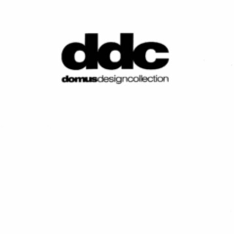 DDC DOMUSDESIGNCOLLECTION Logo (USPTO, 03.08.2012)