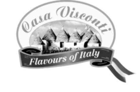 CASA VISCONTI FLAVOURS OF ITALY Logo (USPTO, 09.08.2013)