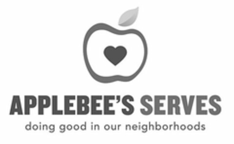 APPLEBEE'S SERVES DOING GOOD IN OUR NEIGHBORHOODS Logo (USPTO, 22.04.2014)