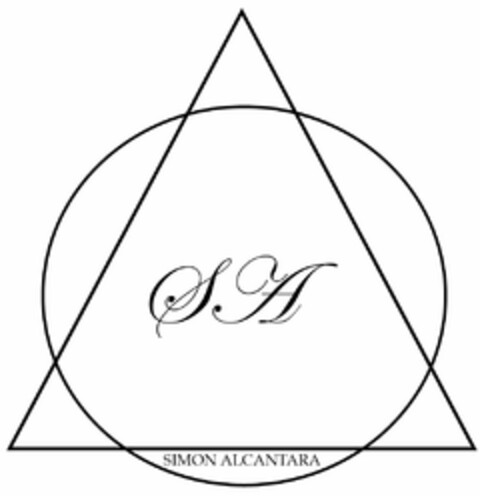 SA SIMON ALCANTARA Logo (USPTO, 30.04.2015)