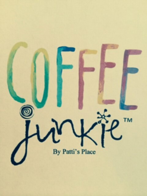 COFFEE JUNKIE BY PATTI'S PLACE Logo (USPTO, 11.05.2015)