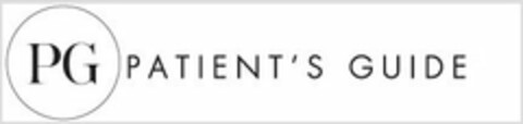 PG PATIENT'S GUIDE Logo (USPTO, 11.09.2015)