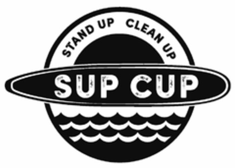 STAND UP CLEAN UP SUP CUP Logo (USPTO, 13.06.2016)