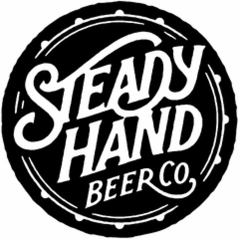 STEADY HAND BEER CO Logo (USPTO, 19.08.2016)