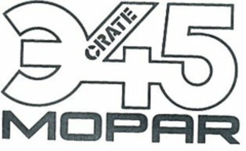 345 CRATE MOPAR Logo (USPTO, 11/18/2016)