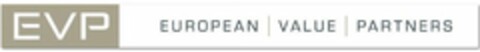 EVP EUROPEAN VALUE PARTNERS Logo (USPTO, 13.03.2017)