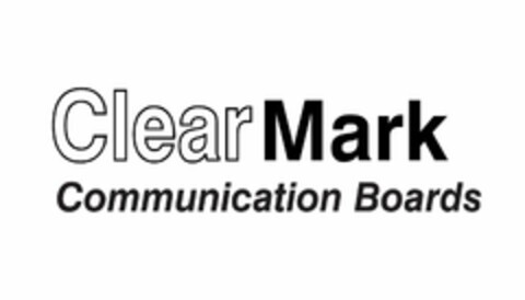 CLEARMARK COMMUNICATION BOARDS Logo (USPTO, 11.04.2017)