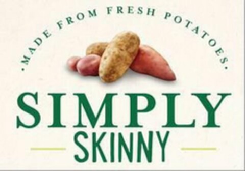 SIMPLY SKINNY MADE FROM FRESH POTATOES Logo (USPTO, 19.07.2017)