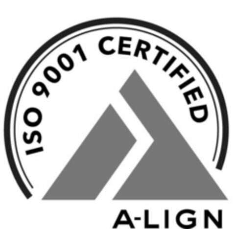 ISO 9001 CERTIFIED A-LIGN Logo (USPTO, 09.02.2018)