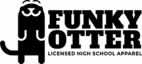 FUNKY OTTER LICENSED HIGH SCHOOL APPAREL Logo (USPTO, 12.02.2018)