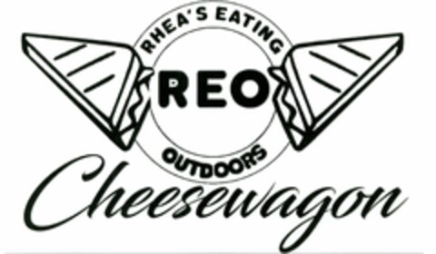 REO CHEESEWAGON RHEA'S EATING OUTDOORS Logo (USPTO, 06/04/2018)