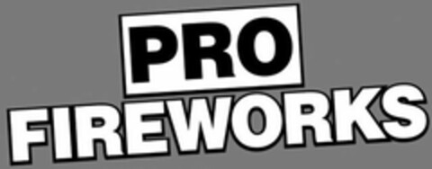 PRO FIREWORKS Logo (USPTO, 28.09.2018)