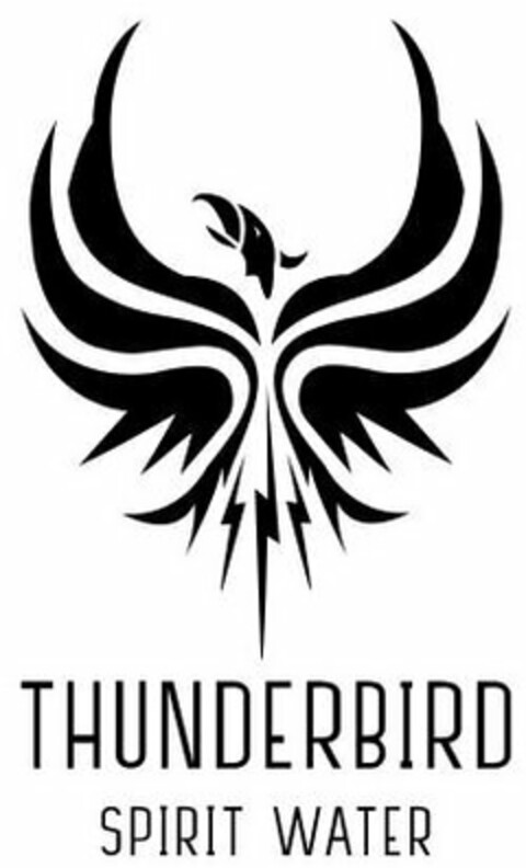 THUNDERBIRD SPIRIT WATER Logo (USPTO, 10/27/2018)