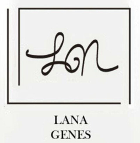 LN LANA GENES Logo (USPTO, 03.09.2019)