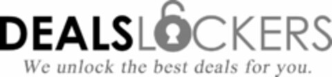 DEALS LOCKERS WE UNLOCK THE BEST DEALS FOR YOU. Logo (USPTO, 23.09.2019)