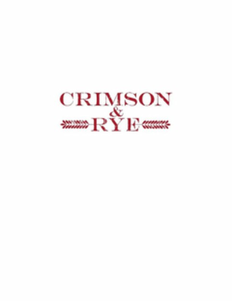 CRIMSON & RYE Logo (USPTO, 27.11.2019)