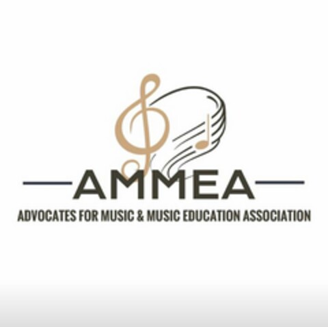 AMMEA ADVOCATES FOR MUSIC & MUSIC EDUCATION ASSOCIATION Logo (USPTO, 16.06.2020)