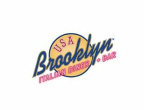 USA BROOKLYN ITALIAN DINER + BAR Logo (USPTO, 03.08.2020)