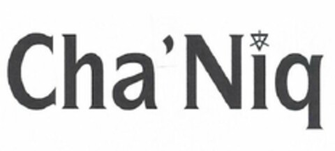 CHA'NIQ Logo (USPTO, 25.08.2020)