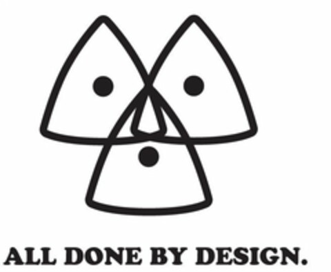 ALL DONE BY DESIGN. Logo (USPTO, 06.01.2009)