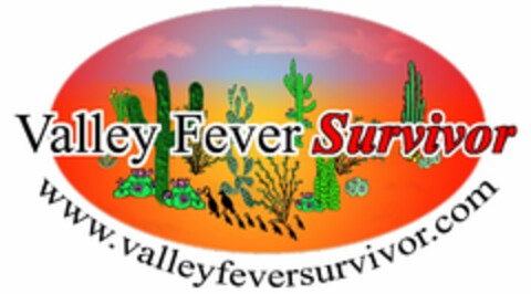 VALLEY FEVER SURVIVOR WWW.VALLEYFEVERSURVIVOR.COM Logo (USPTO, 08.01.2009)